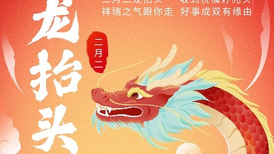 二月二龍?zhí)ь^，佳金源祝君鴻運當頭！